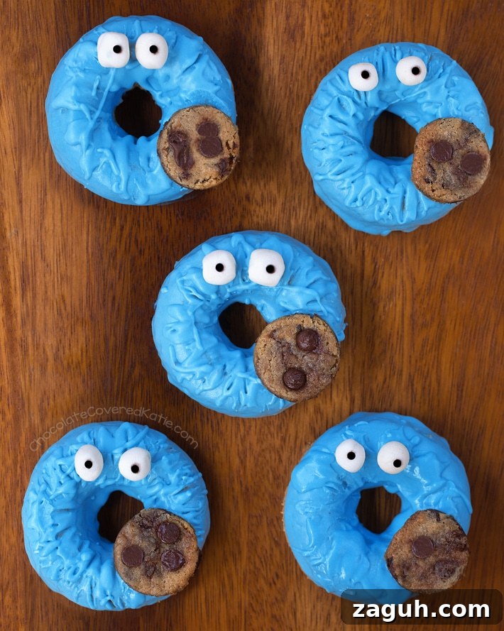 Cookie Monster Donuts Cookie Monster Donuts