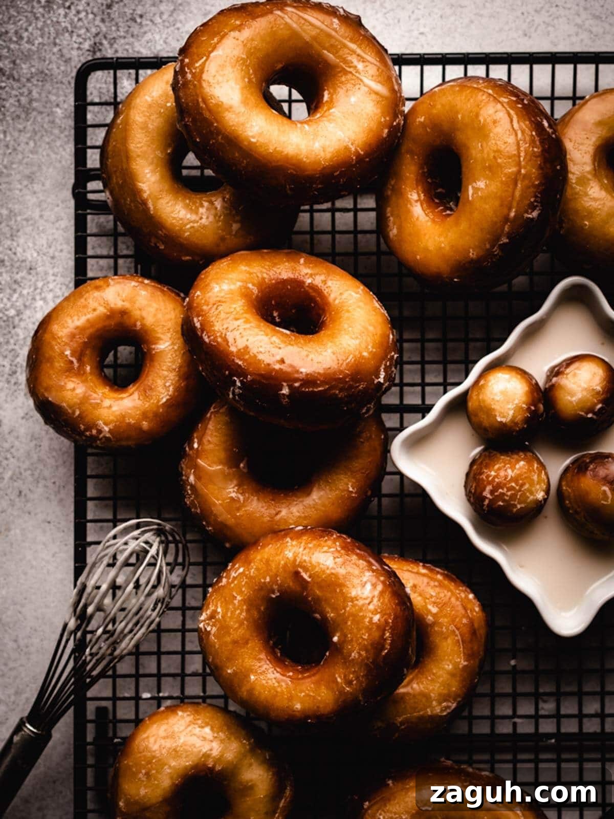 Classic Glazed Donuts: Soft, Shiny, Homemade Recipe 9 Learn to make homemade glazed donuts.