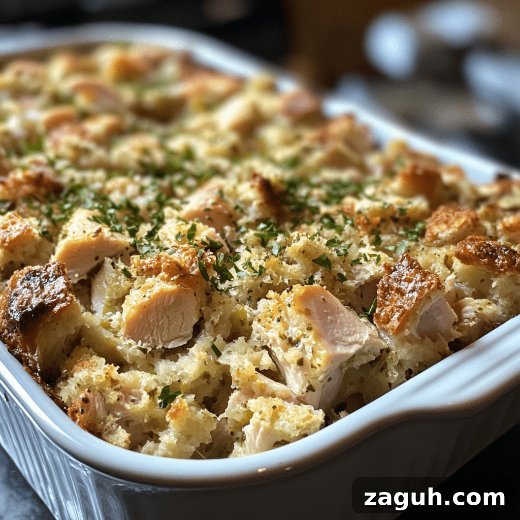 Rotisserie Chicken and Sage Stuffing Casserole Recipe 3 img 5328 2