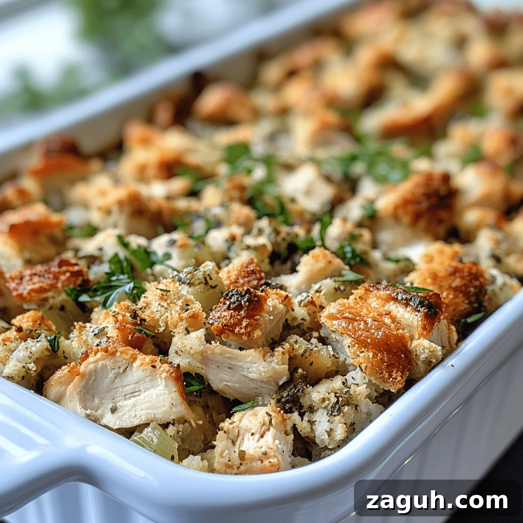 Rotisserie Chicken and Sage Stuffing Casserole Recipe 4 img 5328 3