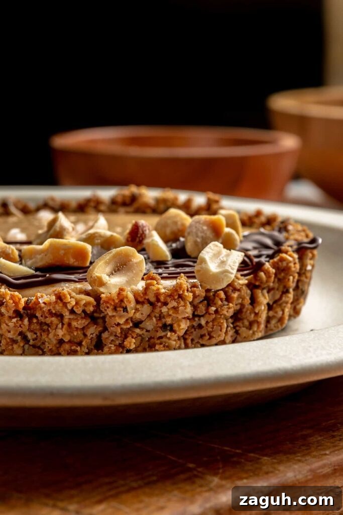 Peanut Butter Tart with Cookie Granola Crust Recipe 2 img 53435 1