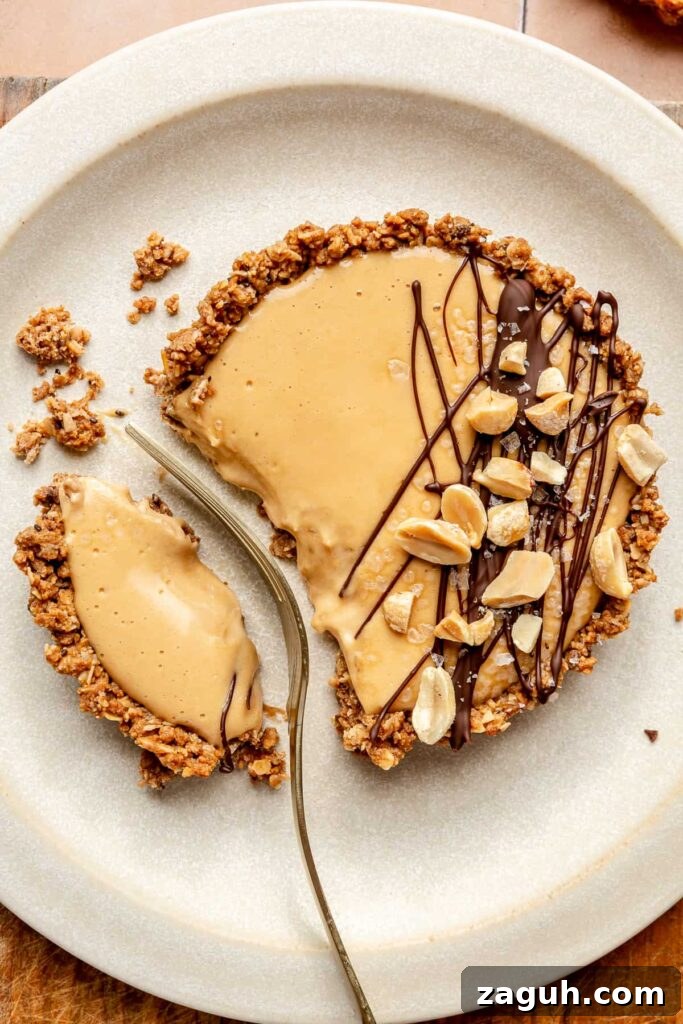 Peanut Butter Tart with Cookie Granola Crust Recipe 11 img 53435 15