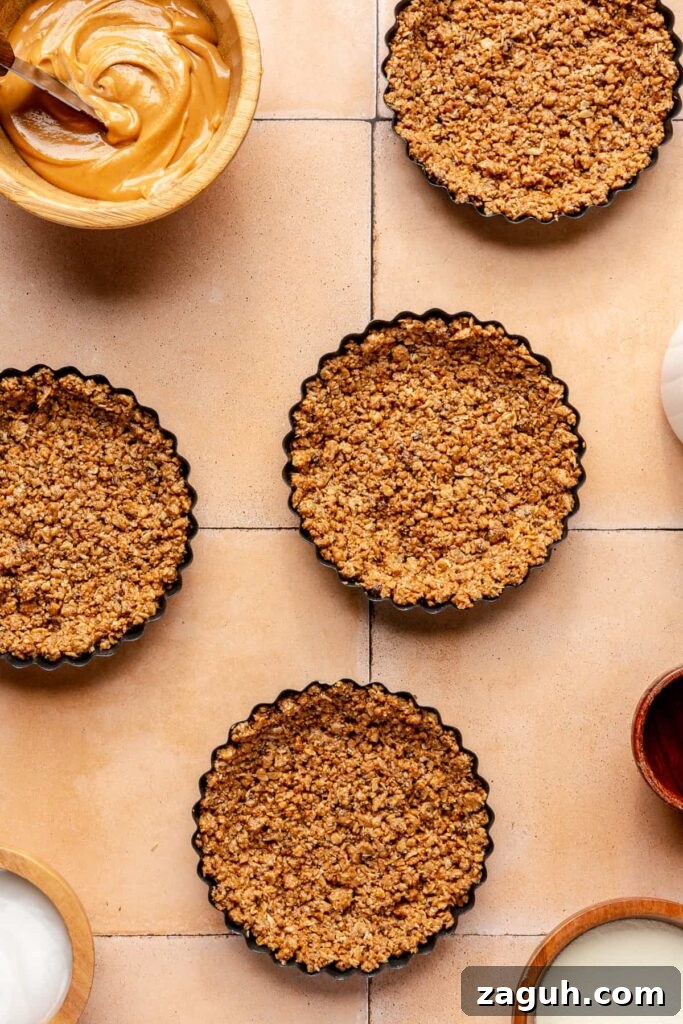 Peanut Butter Tart with Cookie Granola Crust Recipe 3 img 53435 2