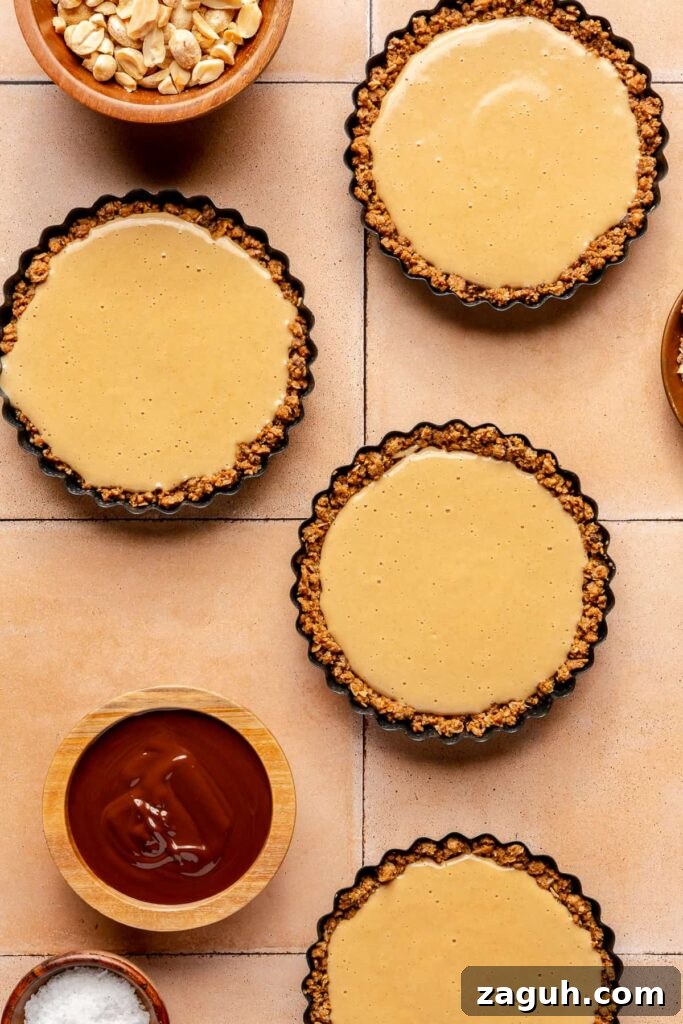 Peanut Butter Tart with Cookie Granola Crust Recipe 4 img 53435 3