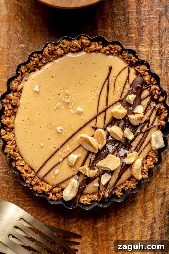 Peanut Butter Tart with Cookie Granola Crust Recipe 5 img 53435 4