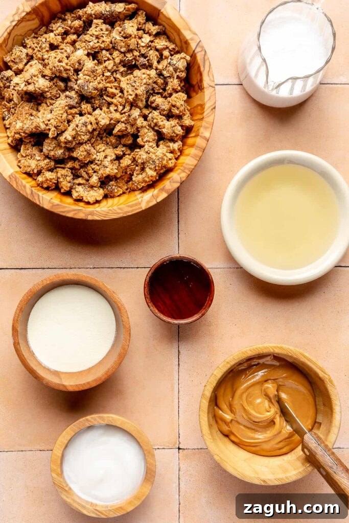 Peanut Butter Tart with Cookie Granola Crust Recipe 6 img 53435 5