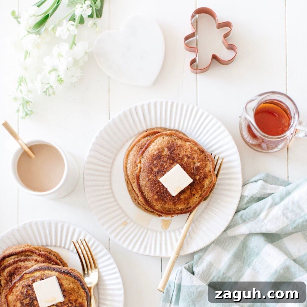 Pear Gingerbread Muffins Recipe — Spiced Pear Muffins for Fall 3 Blender Pear Gingerbread Pancakes