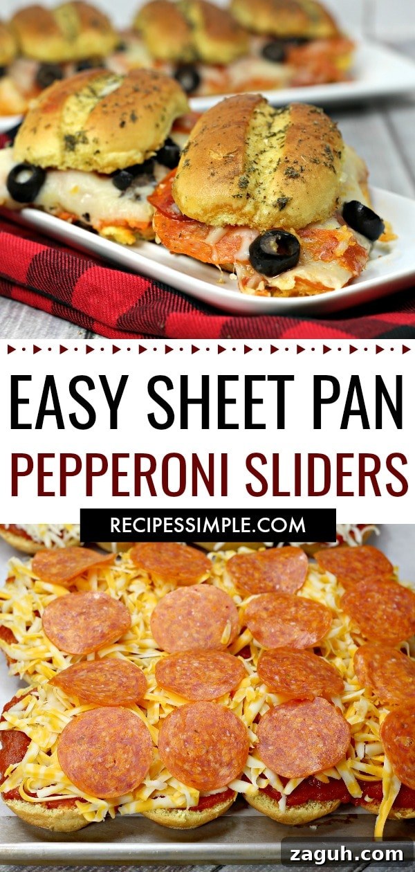 Sheet Pan Pepperoni Sliders Recipe — Quick Party Appetizer 9 Pepperoni Sliders Recipes