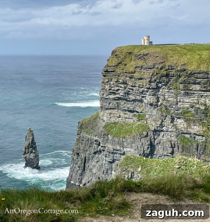 Good Things No. 50: Ireland Highlights, Travel Tips & Book Picks 3 Cliffs of Mohr-O'Briens tower