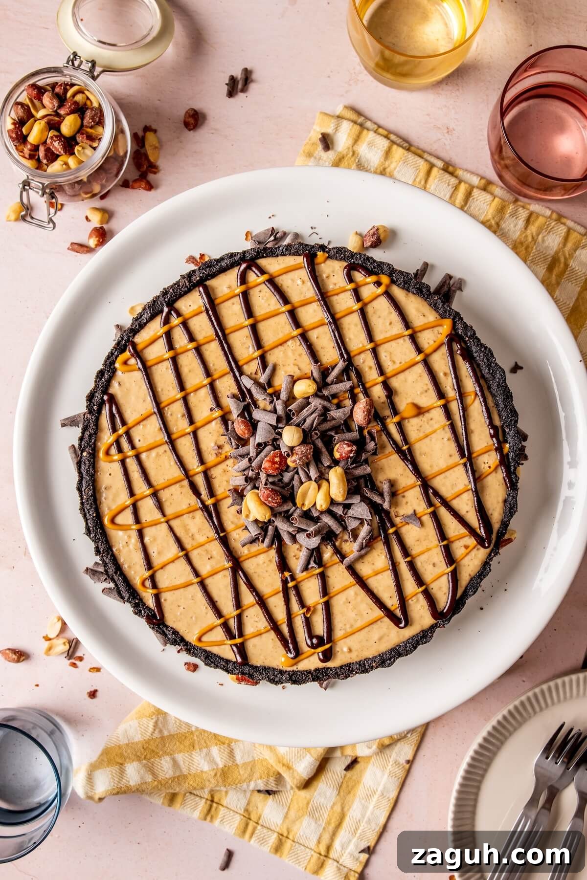Chocolate Peanut Butter Pie with Cookie Crust (Gluten- & Dairy-Free) 7 Peanut Butter Pie - Olivia Adriance