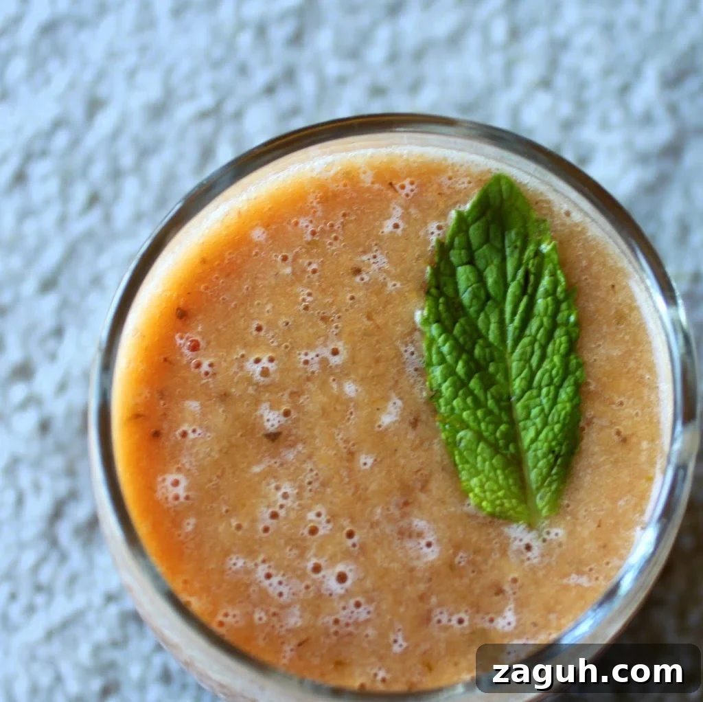 Mango Strawberry Mint Cooler with Cumin-Spiced Twist 2 Mango strawberry mint cumin spiced cooler. Refreshing and delicious this summer drink is a great way to use up leftover fruit. Vegan and Gluten Free Recipe #glutenfree #veganricha #vegan