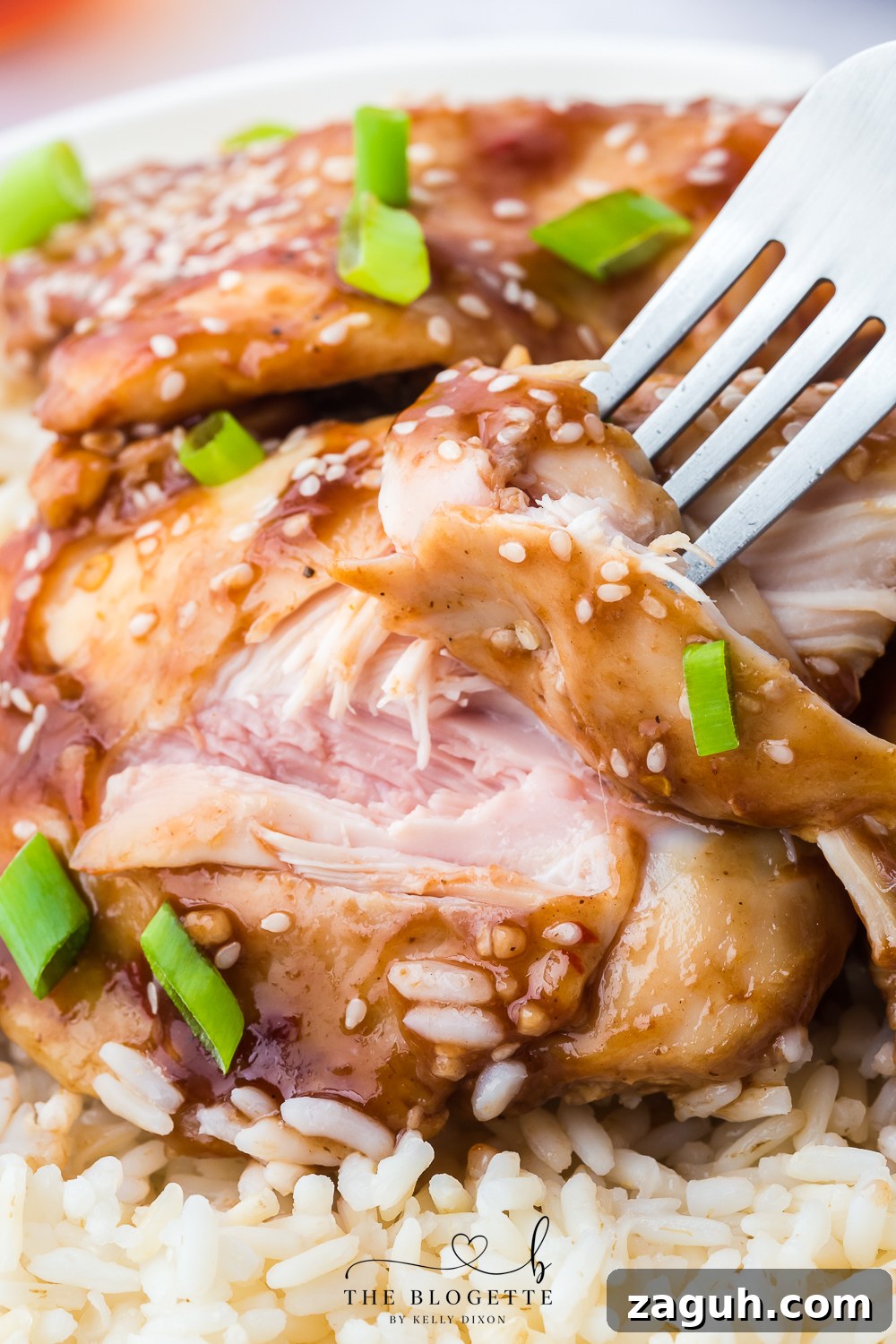 Slow Cooker Honey Garlic Chicken Recipe for Tender, Sticky Wings 7 Crockpot Honey Garlic Chicken Recipe! Tender chicken thighs in a sweet and sticky sauce with a kick of heat.