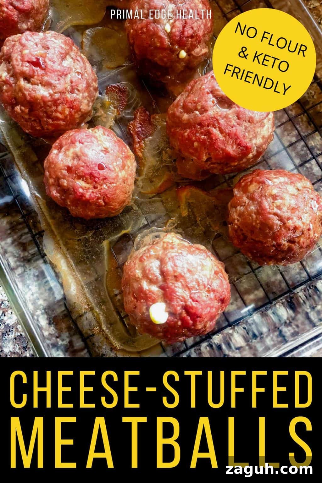 Carnivore Lunch Ideas for Simple Weekly Meal Planning 4 Cheese-Stuffed Meatballs.