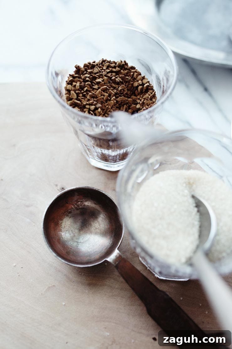 Creamy Dalgona Coffee Recipe: Whipped Instant Coffee at Home 4 Instant coffee and sugar for whipped coffee recipe
