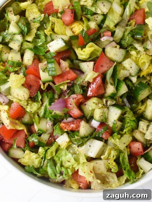 Greek Cabbage Salad Recipe with Feta and Lemon Dressing 11 Easy Arabic Salad 1200 x 1200