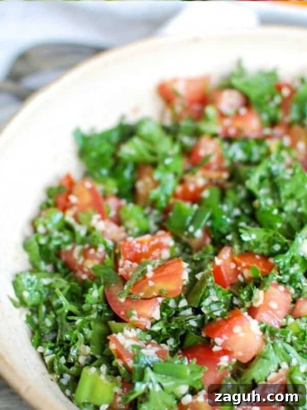 Greek Cabbage Salad Recipe with Feta and Lemon Dressing 13 Easy Tabbouleh Recipe 1200 x 1200