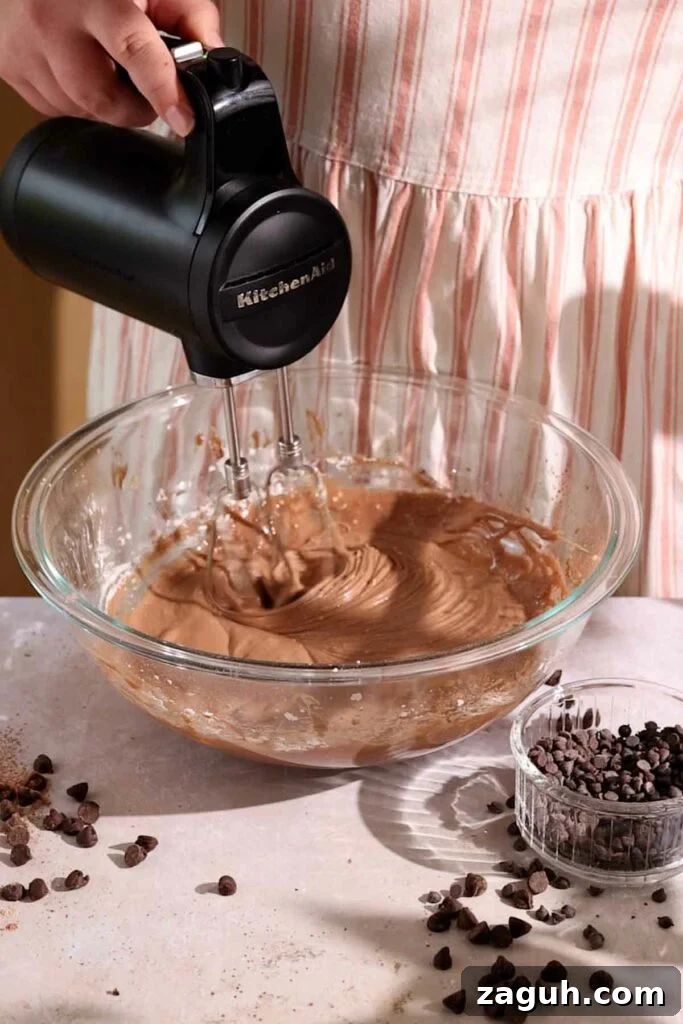 beating filling together