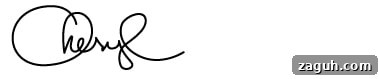 CHERYL signature CHERYL signature