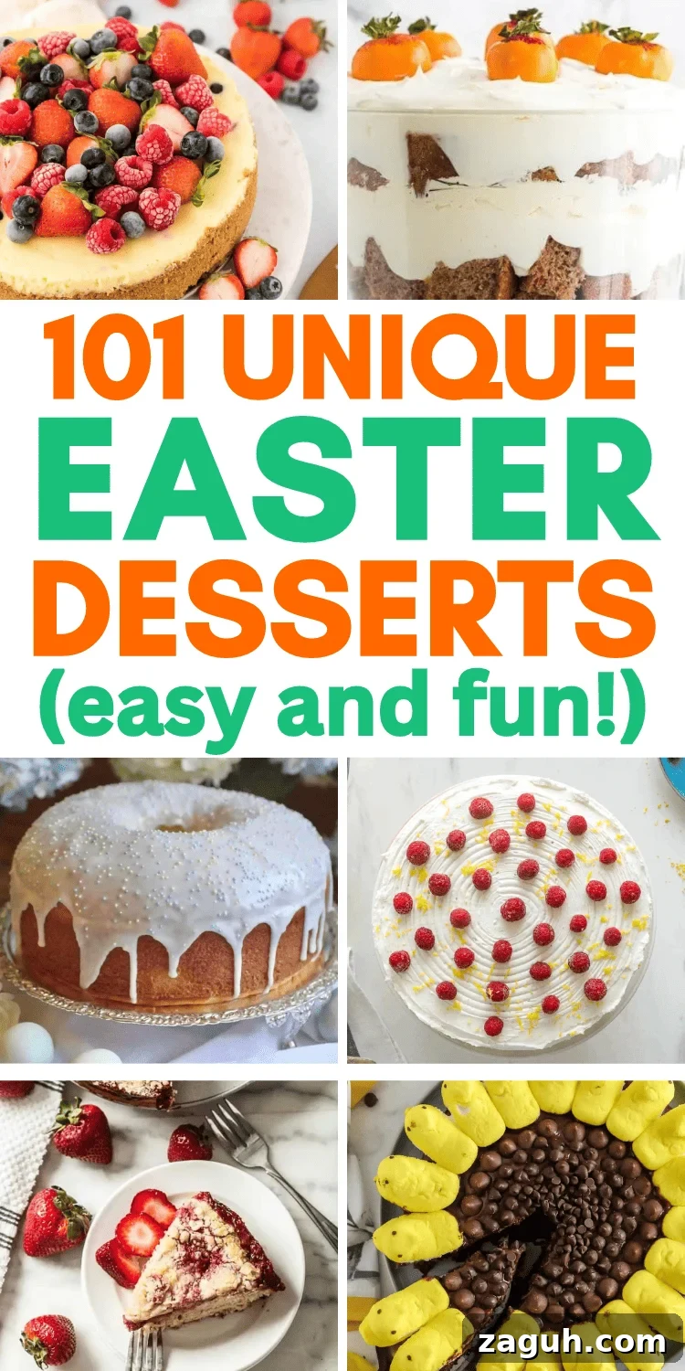 101 Easter Dessert Ideas to Sweeten Your Celebration 14 Easy easter themed desserts