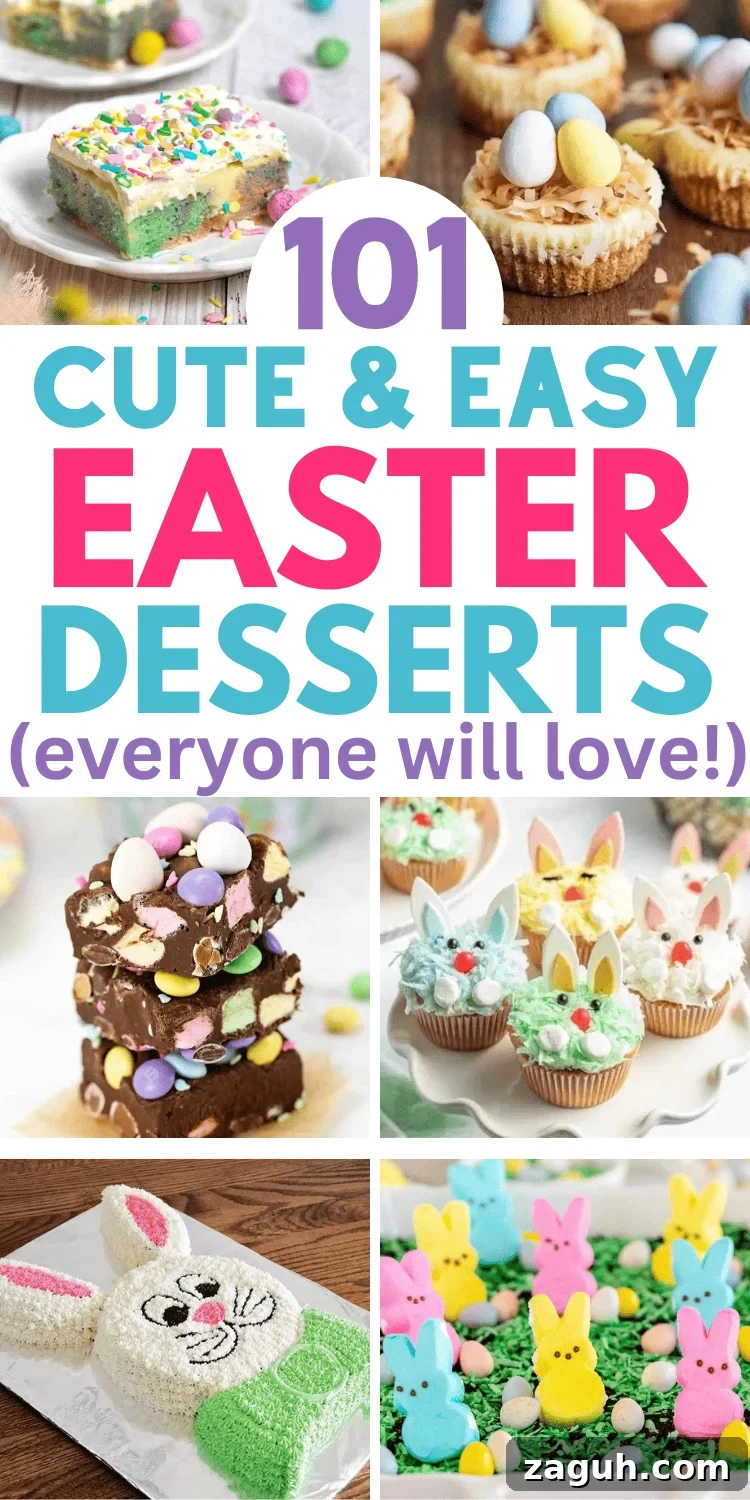101 Easter Dessert Ideas to Sweeten Your Celebration 16 Easy easter themed desserts