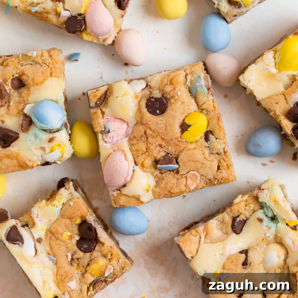 101 Easter Dessert Ideas to Sweeten Your Celebration 10 Mini Egg Cheesecake Cookie Bars
