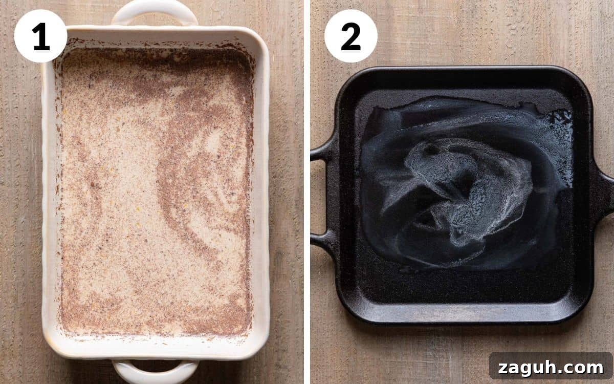 Sourdough French Toast Recipe with Crispy Edges and Custardy Center 4 egg mixture in shallow casserole dish & buttered cast iron skillet for sourdough french toast