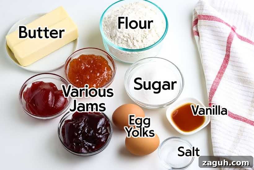 Strawberry Jam Thumbprint Cookies: Soft, Fruity Recipe 3 ingredients needed to make strawberry jam cookies