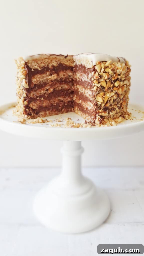 Chocolate Esterházy Torte — Hazelnut and Chocolate Layer Cake 5 esterhazy torte