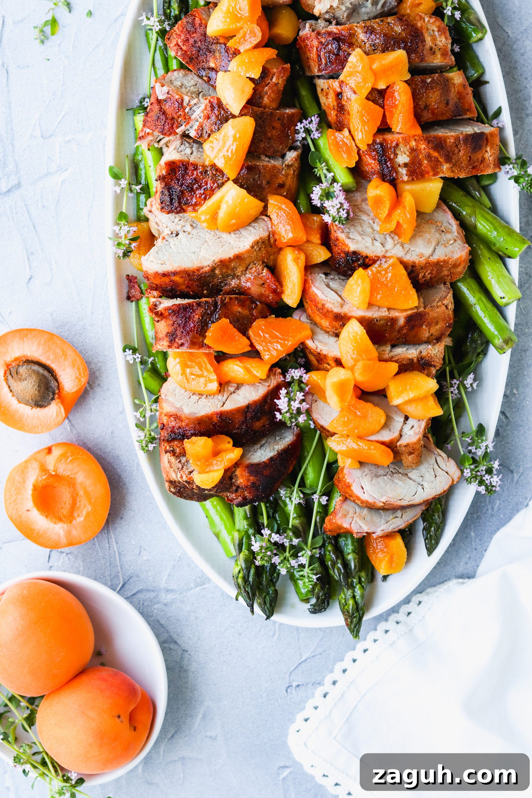 Pork Tenderloin with Apricot Chutney