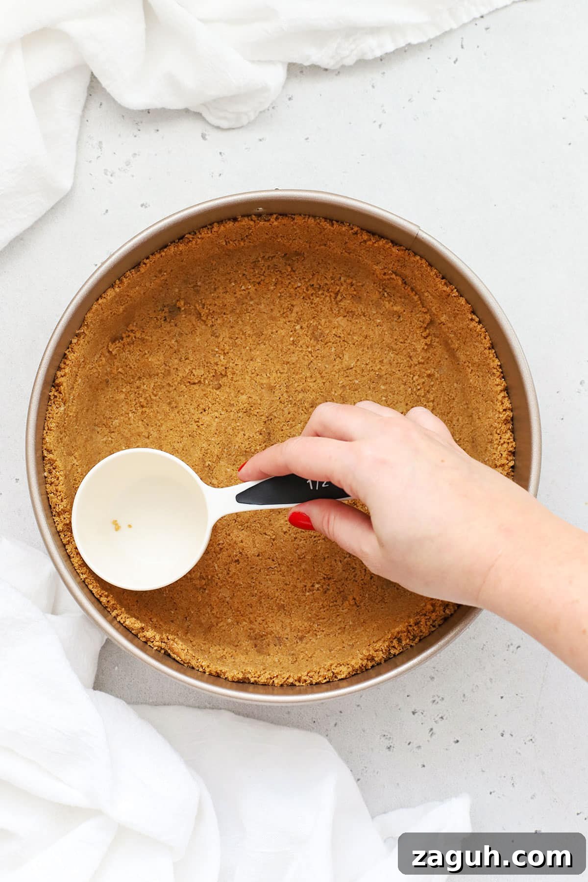 Gluten-Free Lemon Cheesecake Recipe — Zesty No-Bake Dessert 4 making gluten-free graham cracker crust for cheesecake